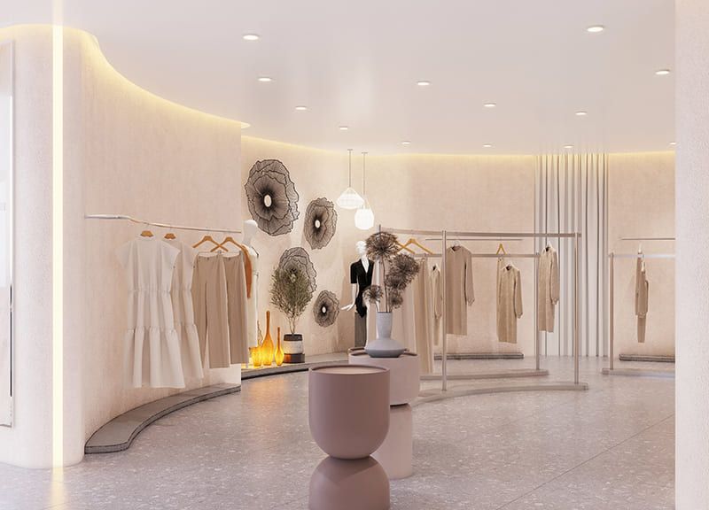 Thiết kế shop thời trang luxury Thiết kế shop thời trang luxury