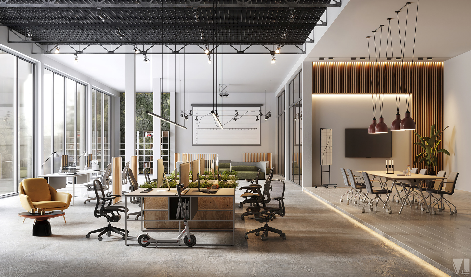 Mẫu thiết kế văn phòng Đa chức năng 400m² Mẫu thiết kế văn phòng Đa chức năng 400m²