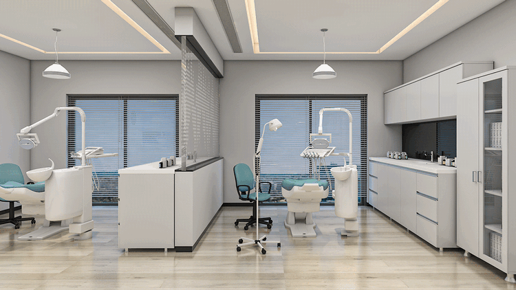 Mẫu thiết kế phòng khám nha khoa Việt Đức