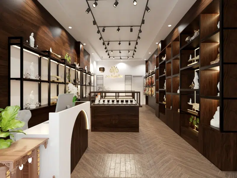 Mẫu thiết kế shop nước hoa thanh lịch của Chị Oanh tại Quận Bình Thạnh, Thành phố Hồ Chí Minh