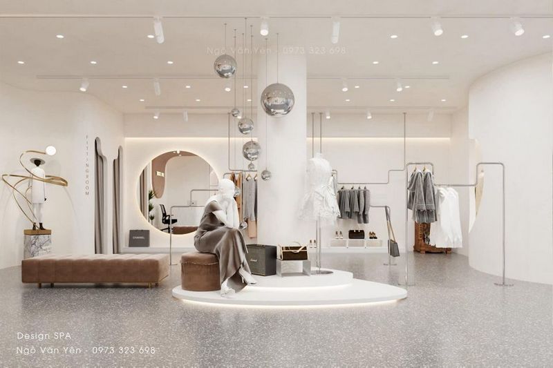 Thiết kế shop thời trang Cerena fashion Thiết kế shop thời trang Cerena fashion