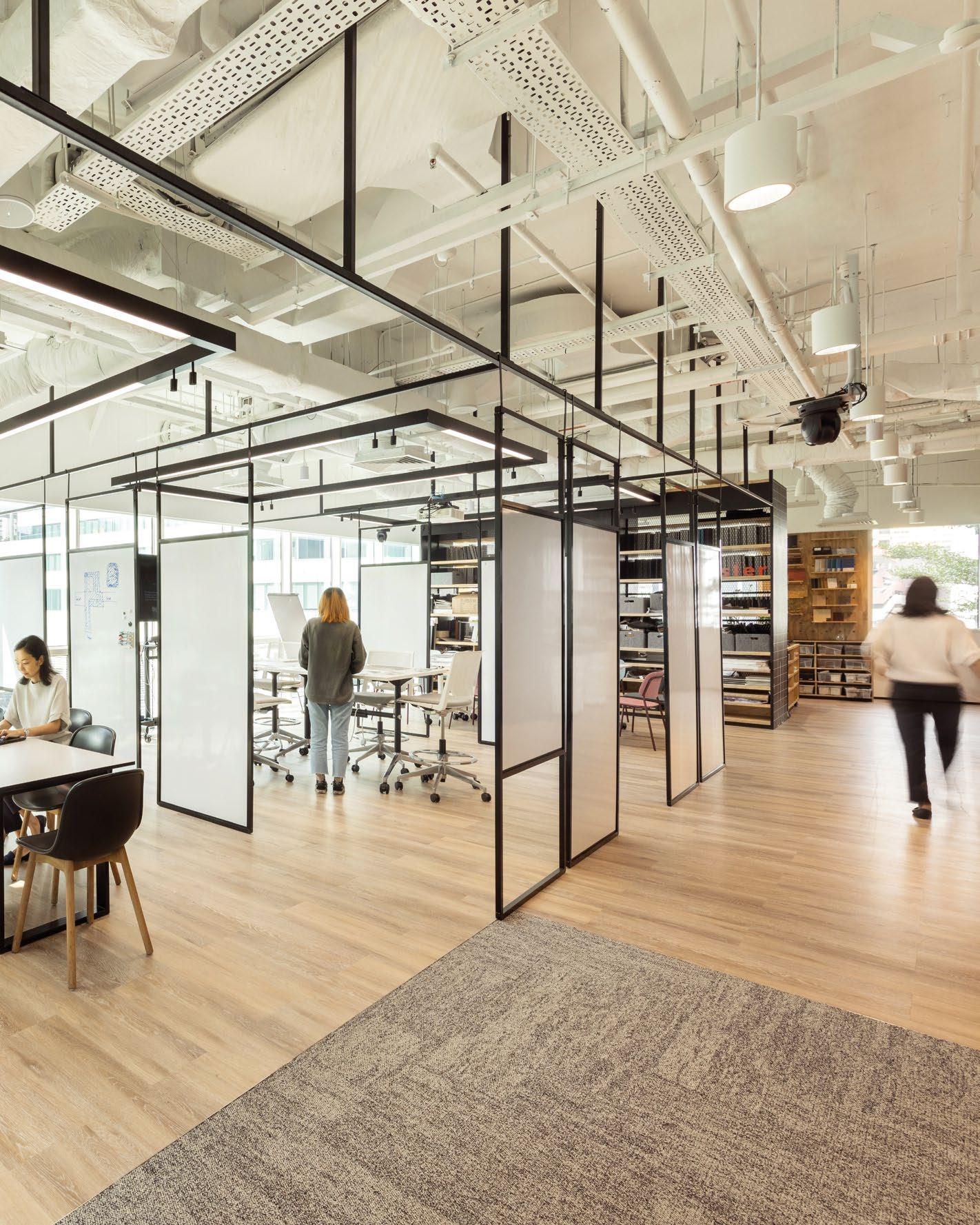 Mẫu thiết kế văn phòng Mộc mạc công nghiệp 200m² Mẫu thiết kế văn phòng Mộc mạc công nghiệp 200m²