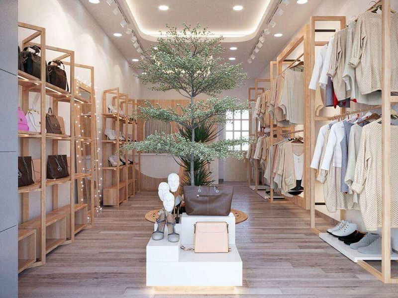 Thiết kế shop thời trang nữ sang trọng Thiết kế shop thời trang nữ sang trọng