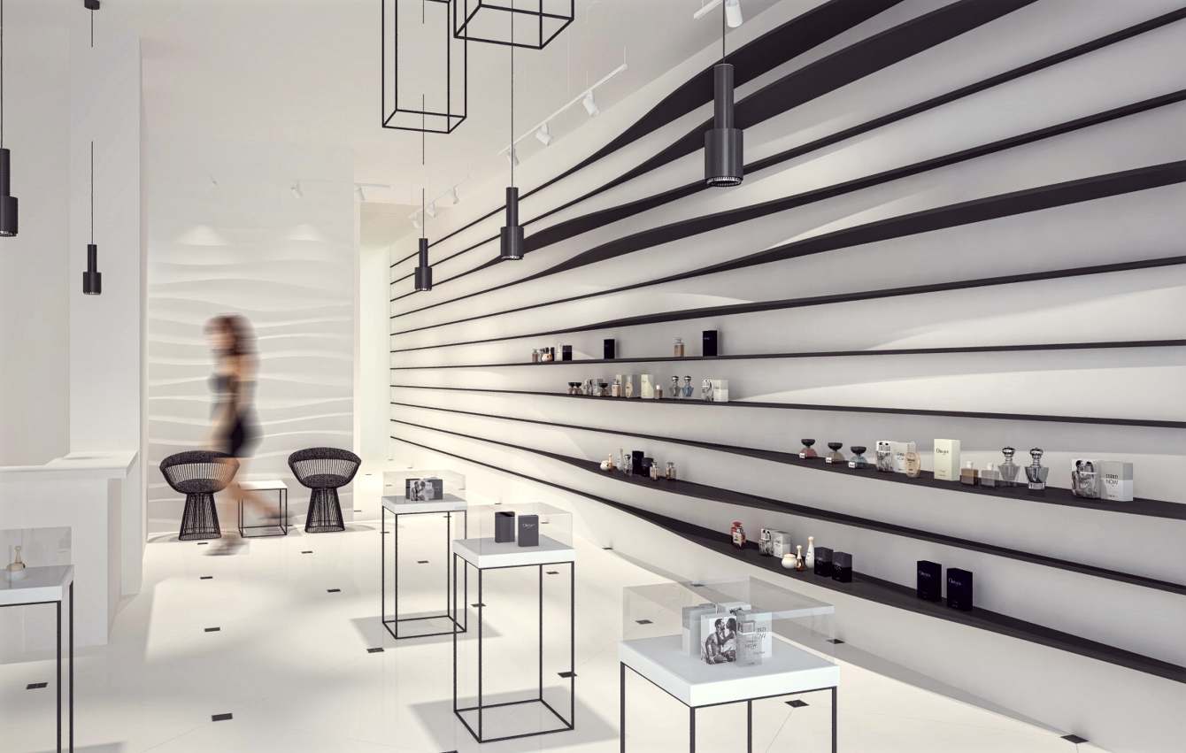 Mẫu shop nước hoa phong cách cổ điển của Anh Minh tại Quận 6, Thành phố Hồ Chí Minh