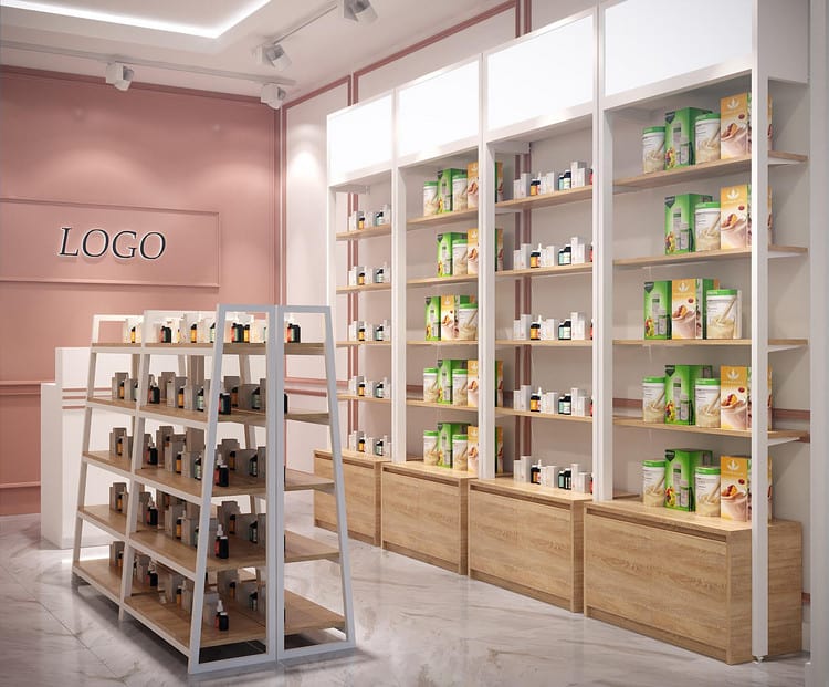 Mẫu thiết kế shop mỹ phẩm của Chị Minh tại Quận 2