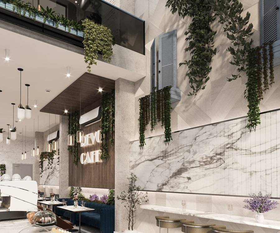 Thiết kế quán cafe rộng 260m2 cho anh Đoàn tại Bắc Ninh - Ảnh 2