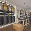 Mẫu thiết kế cửa hàng quần áo nam 50m2 nhỏ gọn của Anh Long tại Quận 8