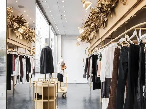 Mẫu thiết kế shop quần áo nam 100m2 sang trọng của Anh Vũ tại Quận Bình Thạnh