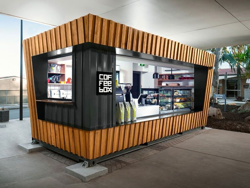 Phong cách thiết kế quán kiểu container, độc lạ
