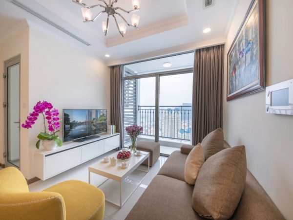Phòng khách căn hộ 1 phòng ngủ