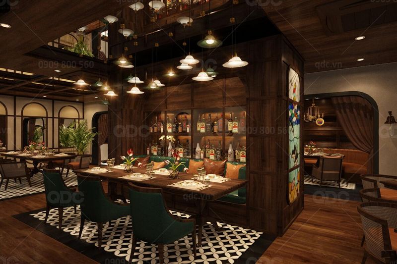 Thiết kế nhà hàng mang style Châu Âu