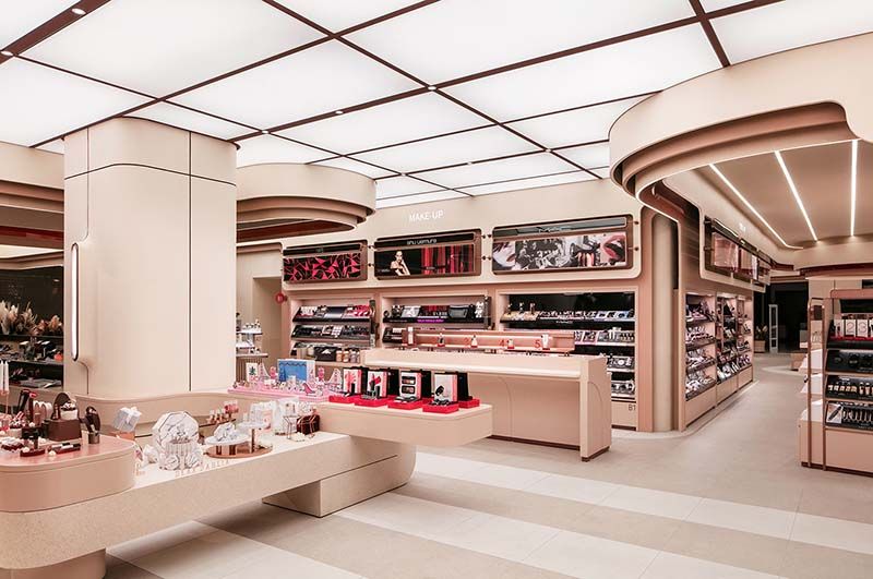 Thiết kế shop mỹ phẩm cao cấp, luxury