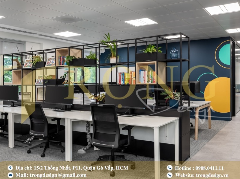 Văn phòng công nghệ cao với trang thiết bị hiện đại.