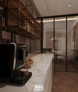 13 Thiết kế thi công phòng bếp căn hộ ALNATA Celadon City đẳng cấp hiện đại | Trọng Design