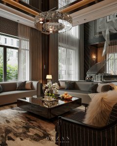 15 Dịch vụ thiết kế thi công trọn gói nội thất biệt thự phong cách Modern Luxury Hà Nội | Trọng Design