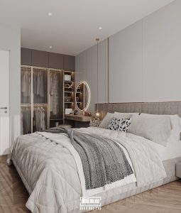 16 Thiết kế thi công phòng ngủ căn hộ ALNATA Celadon City đẳng cấp hiện đại | Trọng Design