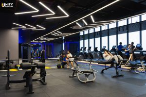 21 Thiết kế thi công trọn gói phòng GYM Fitness UNITY Fitness Hà Nội | Trọng Design