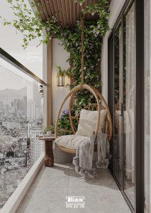 22 Thiết kế thi công ban công căn hộ ALNATA Celadon City đẳng cấp hiện đại | Trọng Design