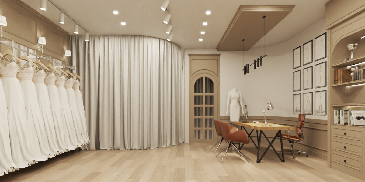 Mẫu Thiết Kế Studio Váy Cưới màu trắng vàng sang trọng - Ảnh 2