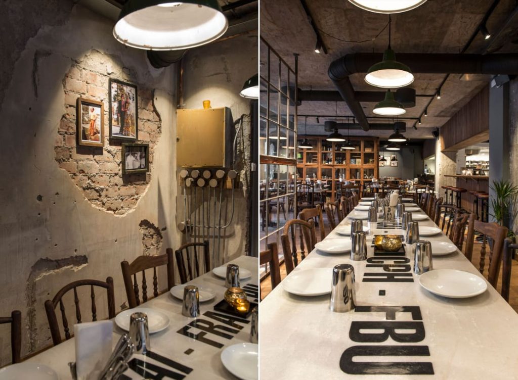 Mẫu thiết kế nhà hàng theo phong cách vintage tại quận 1 HCM
