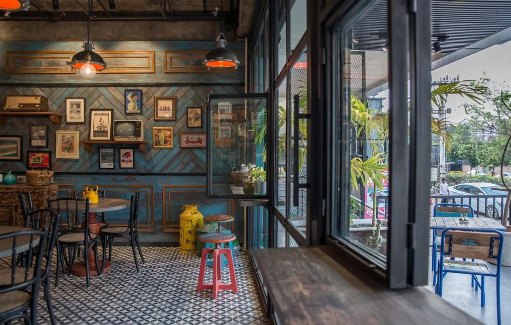 Mẫu thiết kế nhà hàng theo phong cách vintage tại quận 3 HCM
