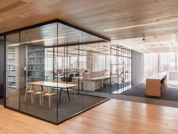Mẫu thiết kế văn phòng Mộc mạc công nghiệp 200m²