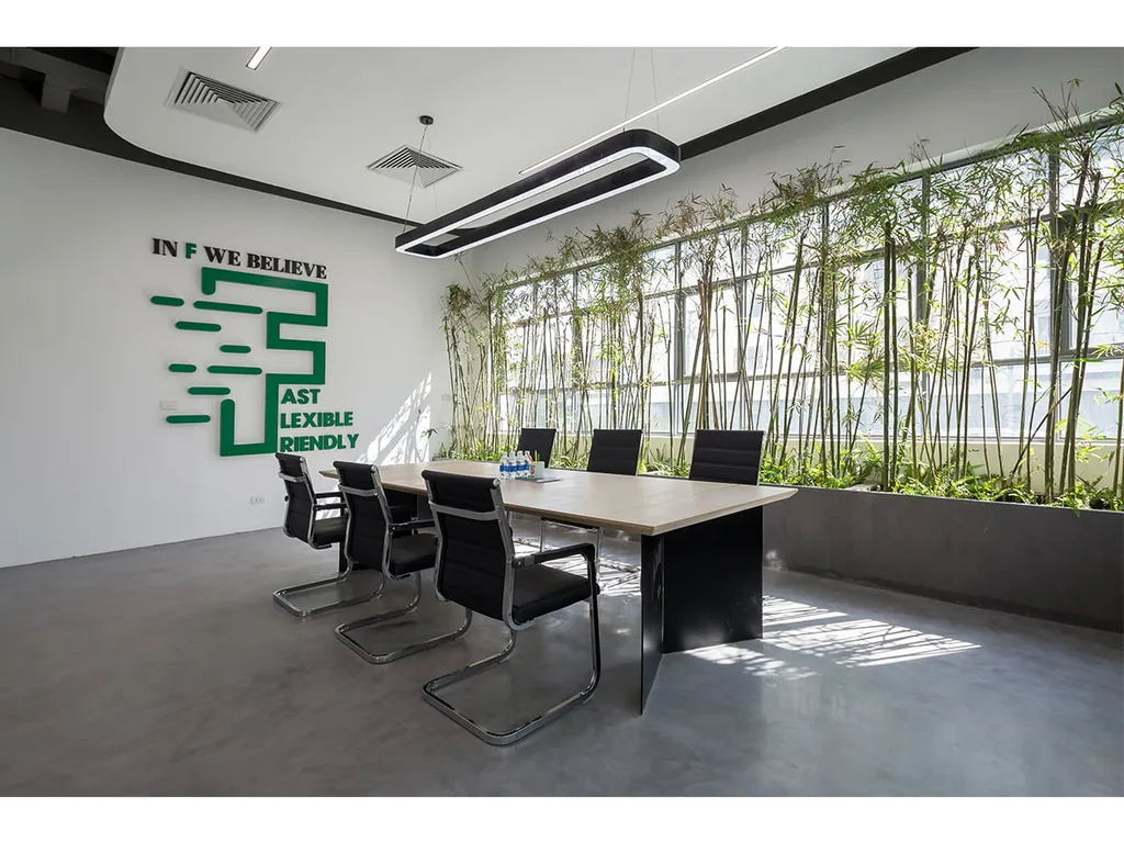Mẫu thiết kế văn phòng Xanh bền vững 220m² Mẫu thiết kế văn phòng Xanh bền vững 220m²