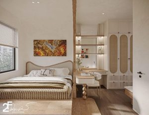 Phong cách phòng ngủ Wabi Sabi ở Bình Chánh - Trọng Design