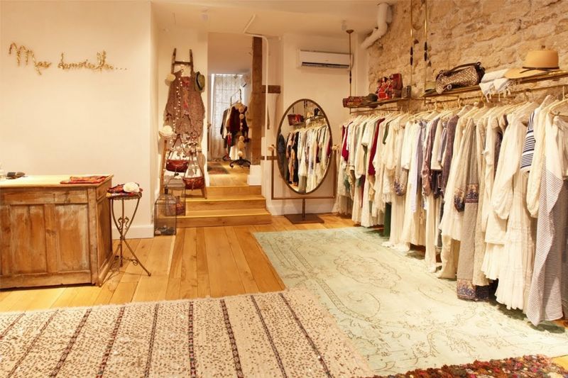 Phong cách thiết kế store thời trang kiểu Vintage