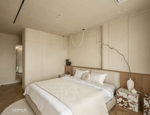 Thiết kế thi công phòng ngủ chung cư Wabi Sabi - Trọng Design