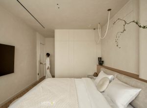 Thiết kế thi công phòng ngủ chung cư phong cách Wabi Sabi - Trọng Design