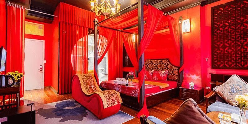 Phong cách thiết kế khách sạn tình yêu cổ điển