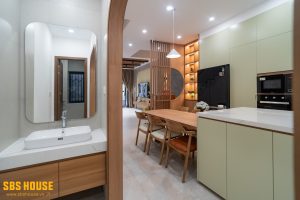 10 Dịch vụ Thiết kế phòng bếp thi công nhà phố 3 tầng trọn gói Bình Dương | Trọng Design