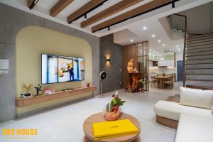 4 Thiết kế thi công nhà phố 3 tầng trọn gói Bình Dương | Trọng Design