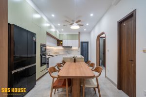 9 Thiết kế thi công phòng bếp nhà phố 3 tầng trọn gói Bình Dương | Trọng Design