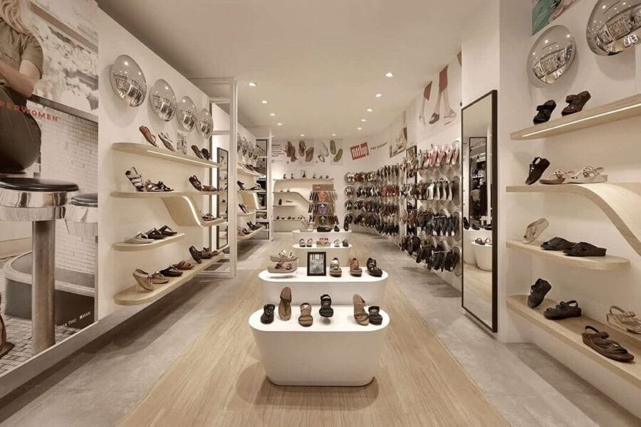 Chi phí thi công báo giá shop giày dép trọn gói là bao nhiêu?