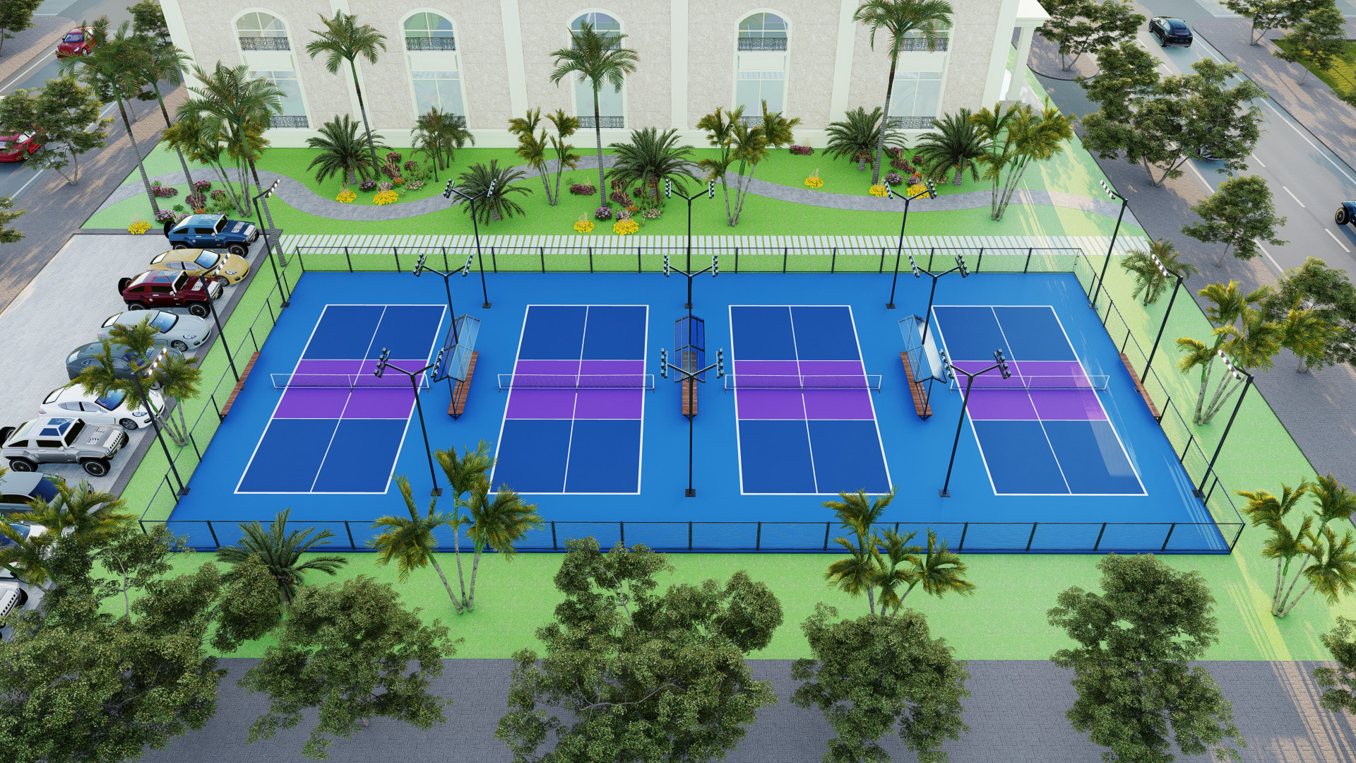 Dự án Sân Pickleball Ngoài Trời