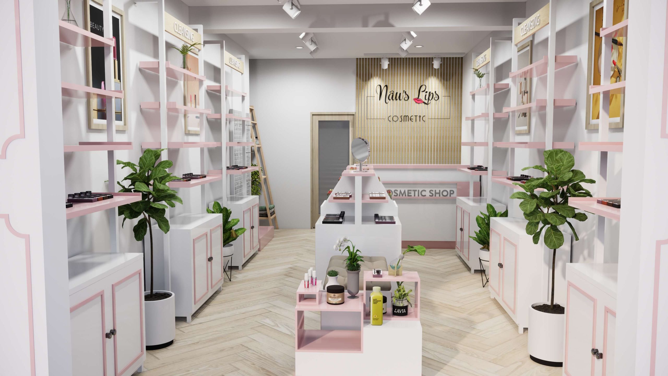 Thiết Kế Shop Mỹ Phẩm Của Chị Huệ Thiết Kế Shop Mỹ Phẩm Của Chị Huệ