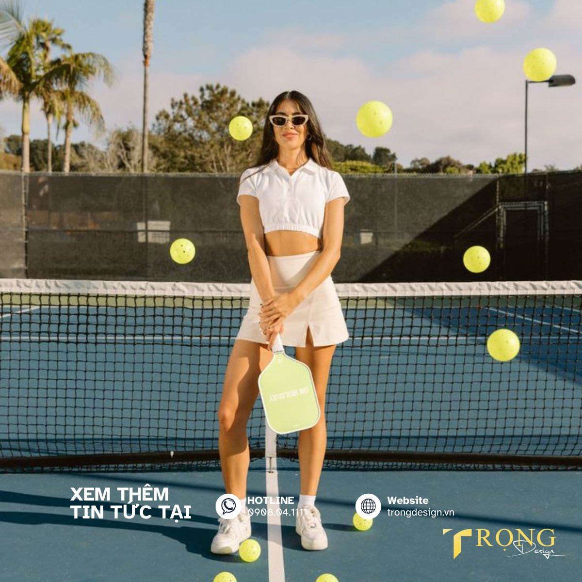 Thiết kế _ thi công sân Pickleball nhanh chóng _ Trọng Design