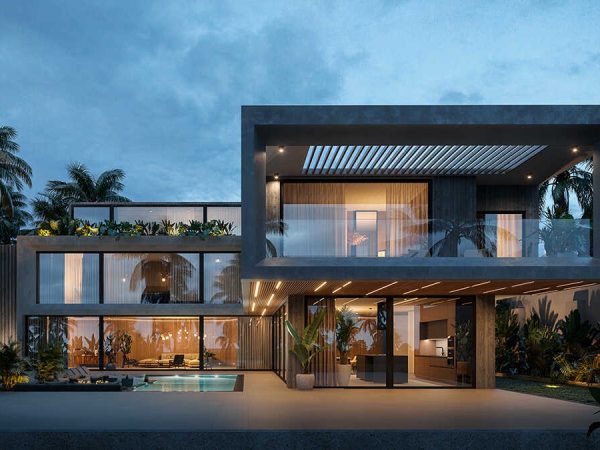 Mẫu nhà khung thép Hiện đại