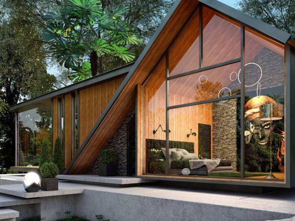 Mẫu khung nhà thép tiền chế đẹp