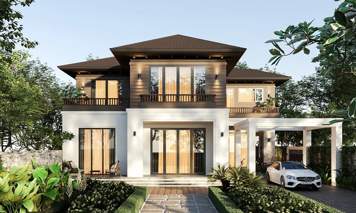 Biệt thự phong cách Đông Dương Của Chị Kiều Biệt thự phong cách Đông Dương Của Chị Kiều