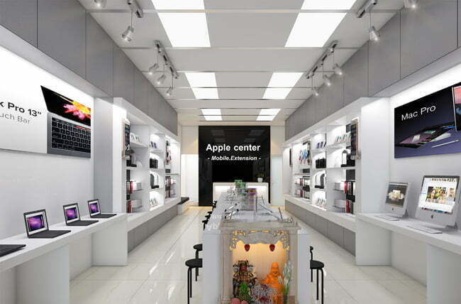 Mẫu cửa hàng điện thoại "Apple Center" của Anh Kiên Mẫu cửa hàng điện thoại "Apple Center" của Anh Kiên