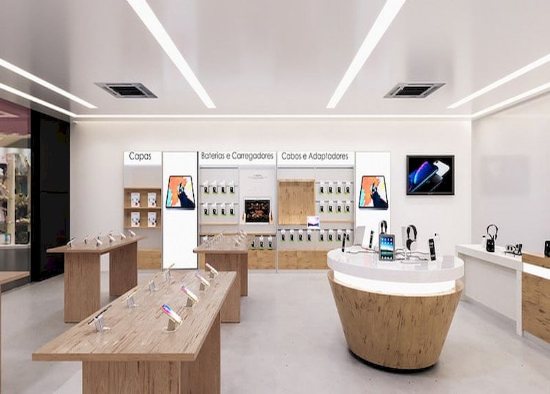 Mẫu cửa hàng điện thoại "Gadget Hub" của Anh Nhật Mẫu cửa hàng điện thoại "Gadget Hub" của Anh Nhật