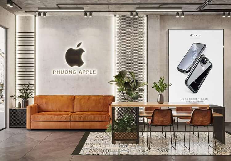 Mẫu cửa hàng điện thoại "TechZone" của Anh Thịnh Mẫu cửa hàng điện thoại "TechZone" của Anh Thịnh