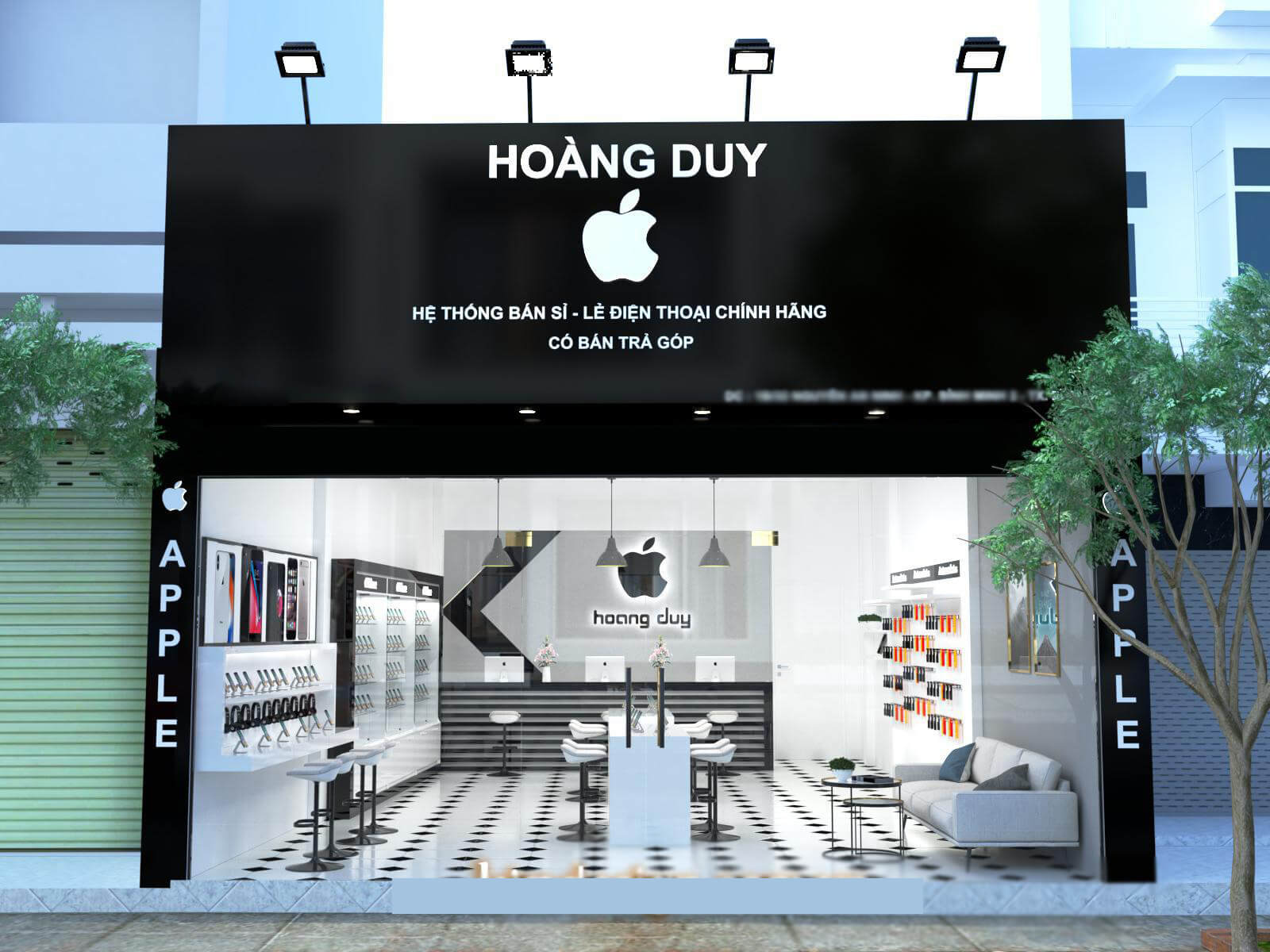 Thiết kế mặt tiền cửa hàng Thiết kế mặt tiền cửa hàng