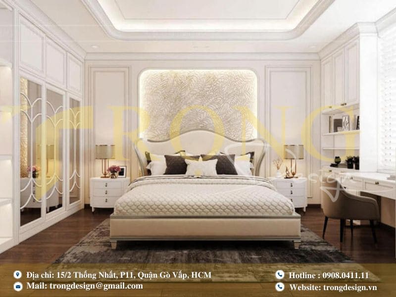 Phong cách thiết kế phòng ngủ tân cổ điển
