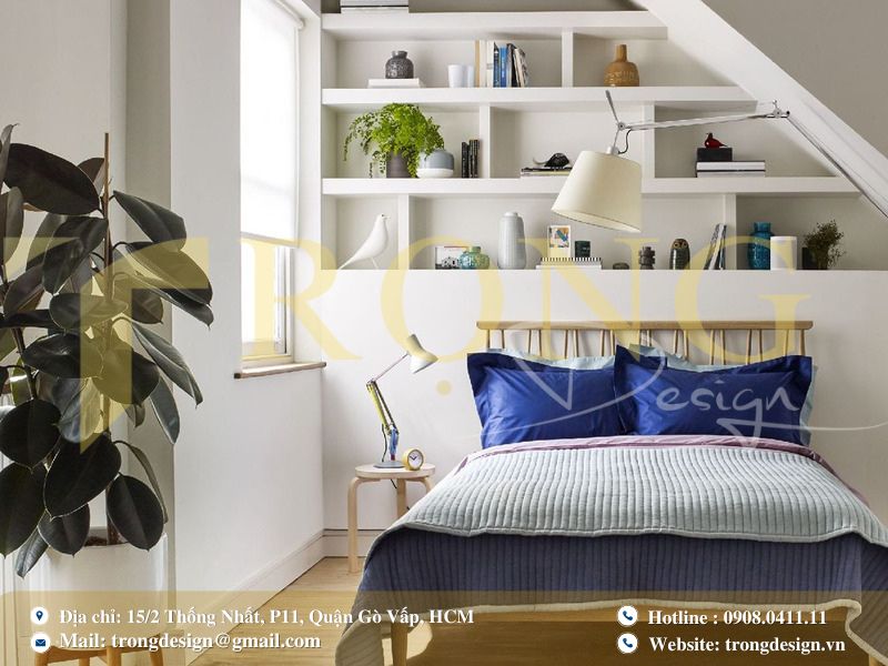 Hạn chế đồ đạc không cần thiết khi thiết kế cho phòng ngủ có diện tích nhỏ