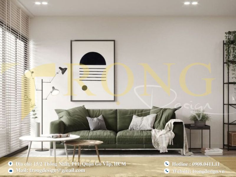 Mẫu thiết kế phòng khách hiện đại