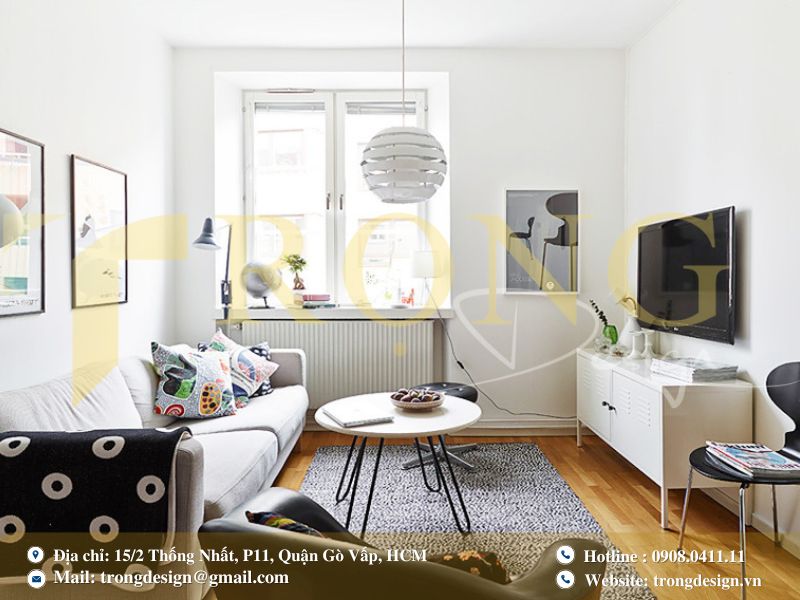 Mẫu thiết kế phòng khách 10m²